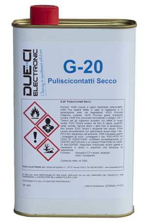 G-20 Pulisci Contatti Secco lattina 1lt