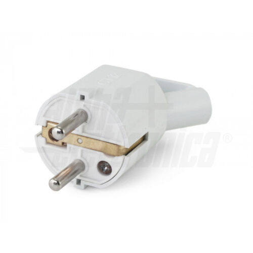 Spina di connessione Schuko 16A 250V - Bianca