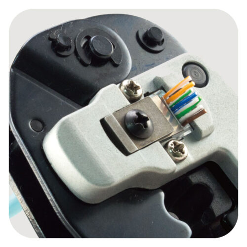 MK580 - Pinza Crimpatrice con Tecnologia Passante 8P/RJ45 - immagine 2